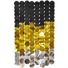 PARTY BACKDROP BLACK & GOLD 80x170CM