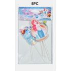 DECORAZIONE PER TORTE SIRENETTA PZ5  BH0071  