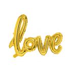 SCRITTA MYLAR LOVE IN CORSIVO ORO LV