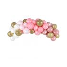 SET GHIRLANDA DI PALLONCINI TONI DEL ROSA PZ.60