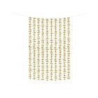 TENDINA DECORATIVA FIORI ORO