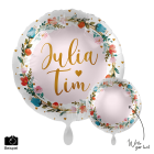 PALLONCINO MYLAR DF PERSONALIZZABILE FIORI