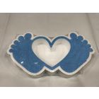 POLISTIROLO DF NASCITA PIEDINI CELESTI PORTACONFETTI