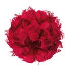 NASTRO CON FRANGE ROSSO 30mmx10mt