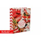 SHOPPER NATALIZIA 31X42X12CM  446317