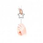 CANDELA SCINTILLANTE FORMA STELLA