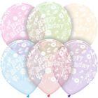 PALLONCINI LATTICE 12" SOAP HAPPY BIRTHDAY PZ.100