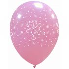 PALLONCINI LATTICE 12" E' NATA ORSETTO PZ.100