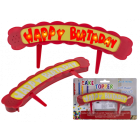 CAKE TOPPER HAPPY BIRTHDAY MUSICALE CON LED