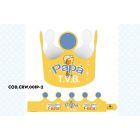 CORONA FESTA DEL PAPA GIALLO 6PZ