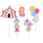 CAKE TOPPER CIRCO 5PZ   DC0411