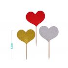 PICKS A CUORE ROSSO 12PZ LV