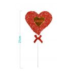 CAKE TOPPER CUORE AMORE 21CM LV DC0619