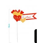 CAKE TOPPER TI AMO 18CM DC0620 LV