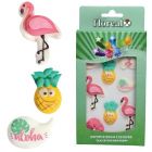 DECORAZIONI FENICOTTERO IN ZUCCHERO