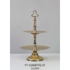 ALZATINA A DUE PIANI IN FERRO ORO 