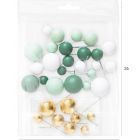 PALLINE CAKE TOPPER VARI COLORI 32PZ