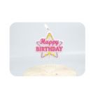 CANDELINA A FORMA DI STELLINA HAPPY BIRTHDAY ED0493