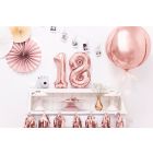 NUMERI MYLAR ROSE GOLD 35CM