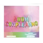 MYLAR BUON COMPLEANNO MULTICOLOR 5mt
