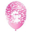 PALLONCINI LATTICE 12" ROSA MACARON ELEFANTINO PZ.50