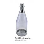 BOTTIGLIA CHAMPAGNE IN PET ARGENTO 4x11CM PZ.10