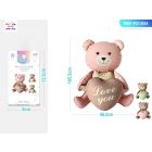 PALLONCINO MYLAR 39" SUPERSHAPE TEDDY CON CUORE I LOVE YOU FD1854