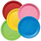 PIATTI FRUTTA 17CM BIOPLASTICA COLORATA