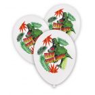 PALLONCINI LATTICE 11" BUON COMPLEANNO T-REX PZ.50