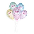 PALLONCINI CRYSTAL STAMPATI HAPPY BIRTHDAY MULTICOLOR PZ.50