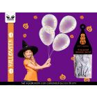 SET 4 PALLONCINI CON CORIANDOLI ZUCCA