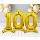 NUMERI MYLAR STANDING ORO 38CM