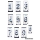 CANDELINA NUMERICA 3D ARGENTO