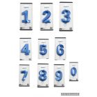 CANDELINA NUMERICA 3D BLU