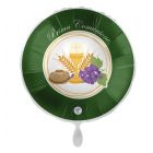 PALLONCINO DF MYLAR 18" PRIMA COMUNIONE GREEN