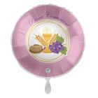 PALLONCINO DF MYLAR 18" PRIMA COMUNIONE PINK
