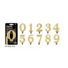 CANDELE NUMERATE METALLIC GOLD