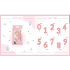 CANDELINE NUMERATE TINY PLUMP ROSA BABY