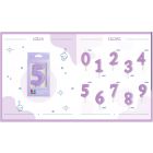 CANDELINE NUMERATE TINY PLUMP LILLA