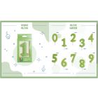 CANDELINE NUMERATE TINY PLUMP VERDE OLIVA