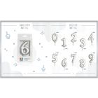 CANDELINE NUMERATE TINY PLUMP ARGENTO METAL