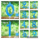 CANDELINA NUMERICA BLU GLITTER 11CM