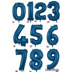 NUMERI MYLAR 34" NAVY BLUE 86CM