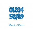 NUMERI MYLAR BLU 43CM