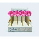 MINI LOLLY SPIRALE ROSSO/BIANCO 20GR