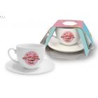 TAZZINA DA CAFFE' CON PIATTINO ALLA MIA DOLCE MAMMA 220ML