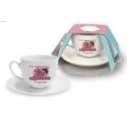 TAZZINA DA CAFFE' CON PIATTINO FESTA DELLA MAMMA 220ML