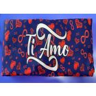 CUSCINO TI AMO BLU LV