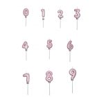 CANDELINE NUMERICHE BALLOON ROSA PERLATO