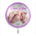 PALLONCINO DF MYLAR 18" SIAMO IN 2 FEMMINUCCE